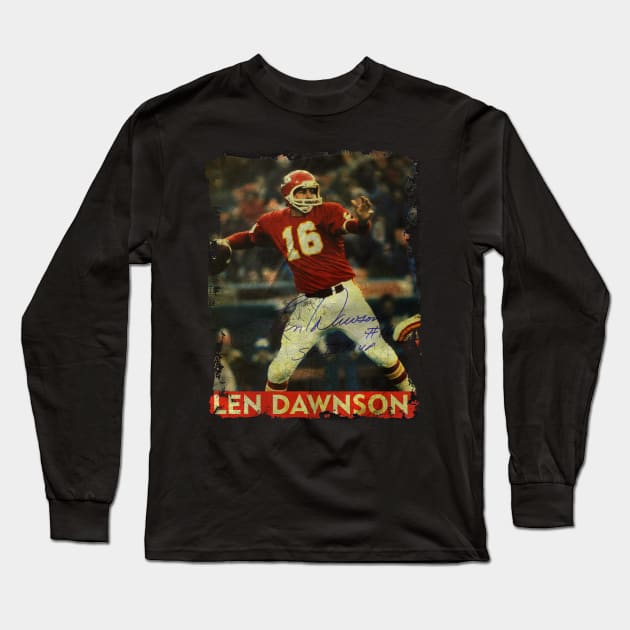 TEXTURE ART- Len Dawnson - RETRO STYLE 1 c Long Sleeve T-Shirt by ZiziVintage